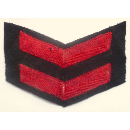 WW2 Royal Navy Corporal Rank Cloth Badge - British Army Insignia