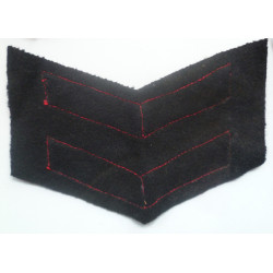 WW2 Royal Navy Corporal Rank Cloth Badge - British Army Insignia