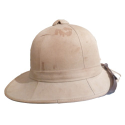 WW2 1942 Dated Wolseley Sun Helmet by C.C.L. - British Army Military Insignia