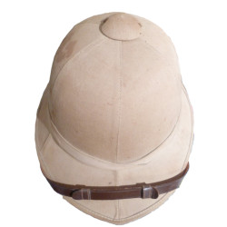 WW2 1942 Dated Wolseley Sun Helmet by C.C.L. - British Army Military Insignia