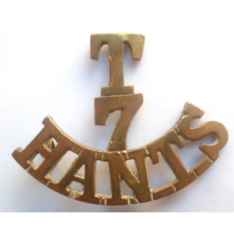 T/7/Hants The Hampshire Regiment Shoulder Title - British Army Military Insignia