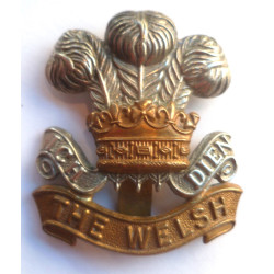 The Welsh (Welch) Regiment Cap Badge - British Army Military Insignia