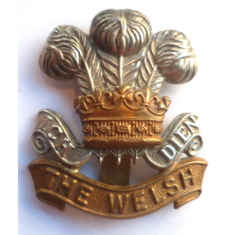 The Welsh (Welch) Regiment Cap Badge - British Army Military Insignia