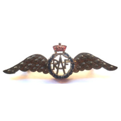 WW2 Royal Air Force Sweetheart Cap Badge RAF - British Military Insignia