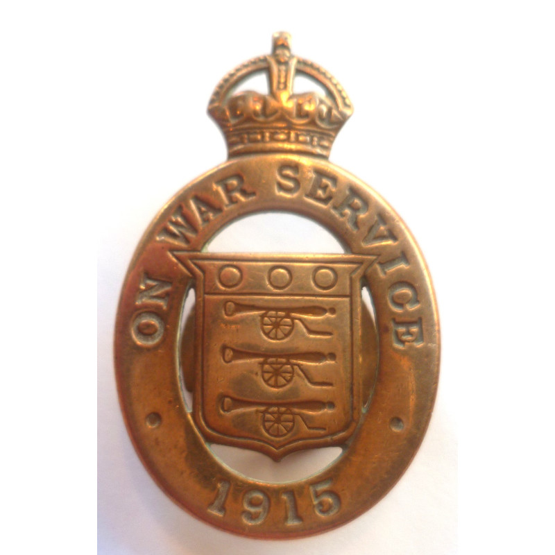 WW1 British Army On War Service Ordnance Factory Workers Badge - British Military Insignia