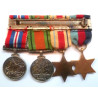 WW2 Medal Group Miniature 1939-45 Star, Africa Star