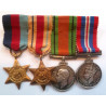 WW2 Medal Group Miniature 1939-45 Star, Africa Campaign Star