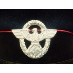 WW2 German Fire Protection Police NCOs Visor Cap by Alkero -  Third Reich Insignia