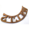 Wiltshire Regiment (Duke Of Edinburgh's) Brass Shoulder Title- British Military Insignia
