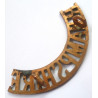 Royal Hampshire Regiment Brass Shoulder Title - British Military Insignia