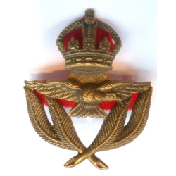 WW2 Royal Air Force Warrant Officer Cap Badge RAF - British Military Insignia