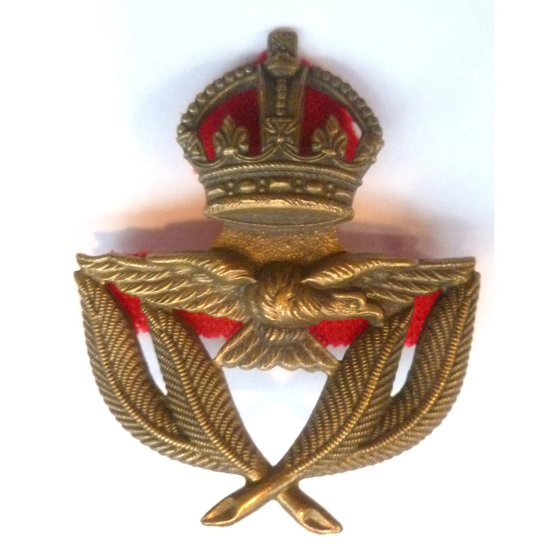 WW2 Royal Air Force Warrant Officer Cap Badge RAF - British Military Insignia