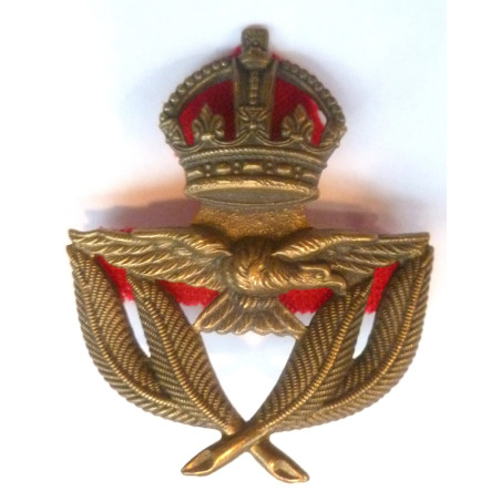 WW2 Royal Air Force Warrant Officer Cap Badge RAF - British Military Insignia
