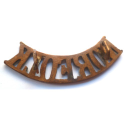 Norfolk Regiment Shoulder Title - British Military Insignia