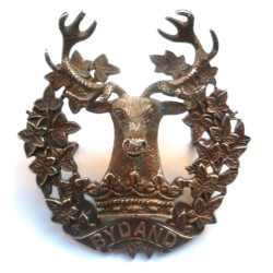 Gordon Highlanders Officers Bonnet Badge - British Military Insignia