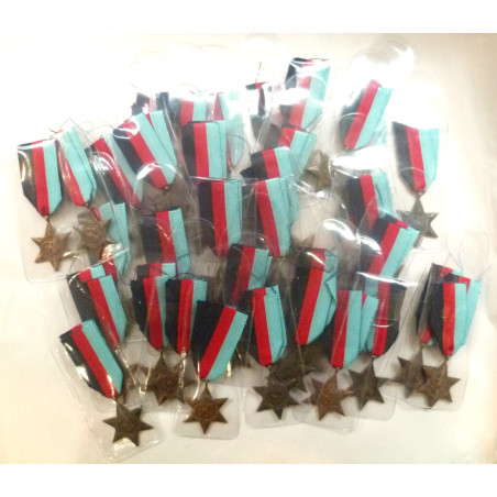 A collection of 1939 - 1945 British Star Medal - British Military Insignia - British Military Insignia