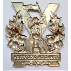WW1 Tyneside Scottish Cap Badge British Army