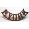 East Yorkshire Regiment Brass Shoulder Title