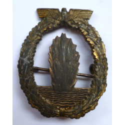 WW2 German Navy Kriegsmarine Minesweeper Badge Recipient Photos- Third Reich Insignia