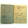 WW2 German Wehrpass To Heer Willy Voigt- Third Reich Insignia