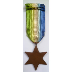 WW2 Atlantic Star Medal with France and Germany Clasp - British Military Insignia