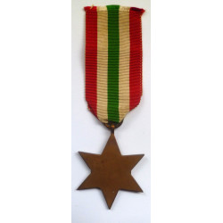 WW2 Italy Star Medal - British Military Campaign Insignia