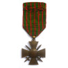French Republic : Croix de Guerre 1914-18 Medal - World War One