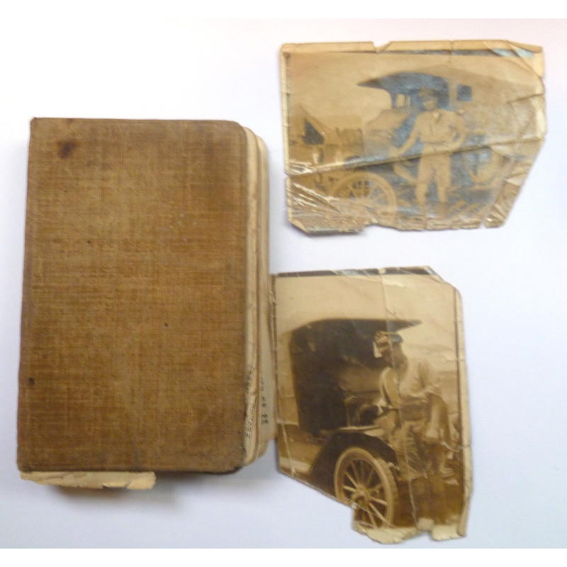 WW1 "Active Service" Testament 1915 and Photographs