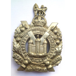 King's Own Scottish Borderers Cap/Glengarry Badge - British Military Insignia