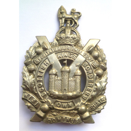 King's Own Scottish Borderers Cap/Glengarry Badge - British Military Insignia
