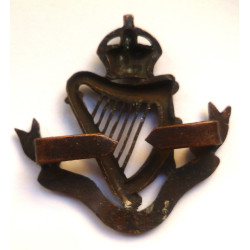 Connaught Rangers Officers Bronze Cap Badge - British Military Insignia