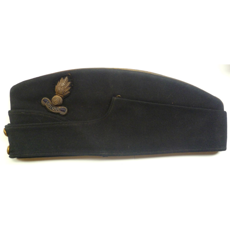 Original WW2 Royal Engineers Coloured Side Cap - British Military Insignia