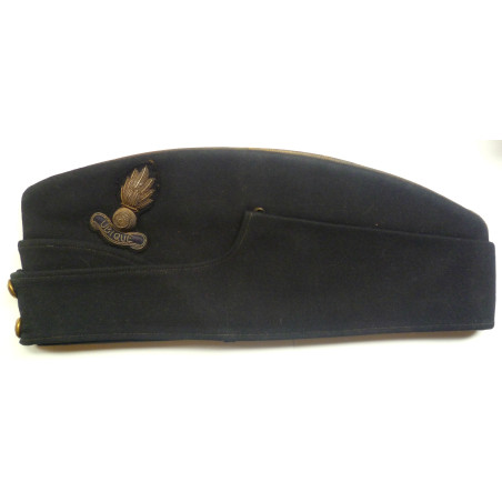 Original WW2 Royal Engineers Coloured Side Cap - British Military Insignia