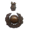 Royal Marines Officers Bronze Cap/Beret Badge - British Military Insignia