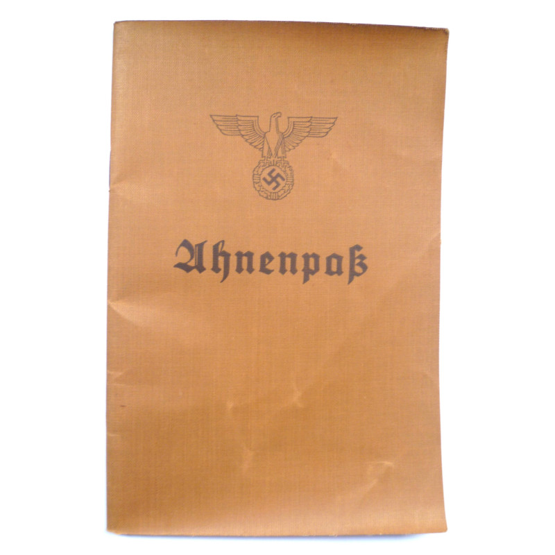 Ahnenpass/Ancestral Passport Document - German Third Reich