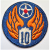 WW2 United States 10th Army Air Force Cloth Patch/Badge