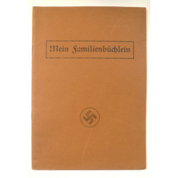 Family Booklet for Recording, Births Marriages and Deaths - German Third Reich