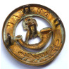 Durham Light Infantry Helmet Plate Center - British Military Insignia