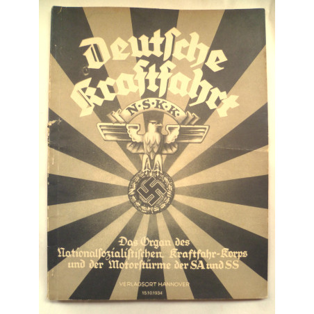 NSKK Photo Periodical 1934 Issue - German Third Reich