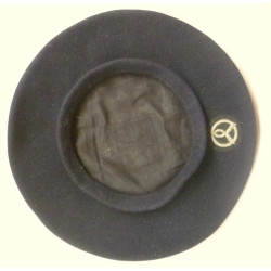 WW2 French Vichy Milice Wide Blue Beret - Vichy France
