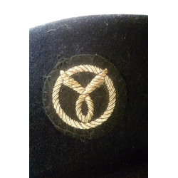 WW2 French Vichy Milice Wide Blue Beret - Vichy France