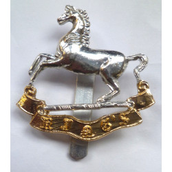 King's Liverpool Regiment Staybrite Cap Badge - British Military Insignia