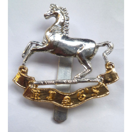 King's Liverpool Regiment Staybrite Cap Badge - British Military Insignia