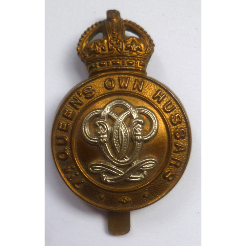 7th Queen's Own Hussars Cap Badge - British Military Insignia