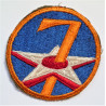 WW2 United States Army 7th Air Force Cloth Patch/Badge