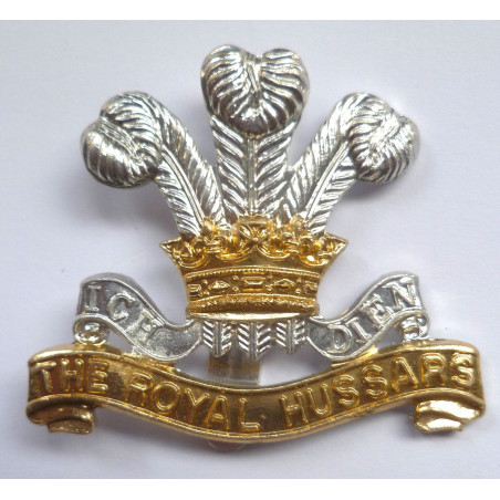 The Royal Hussars Cap Badge - British Military Insignia