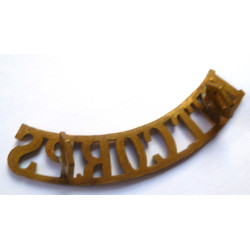 Intelligence Corps Brass Shoulder Title - British Military Insignia