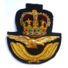 Royal Air Force Bullion Officers Hat Badge - British Military Insignia