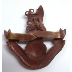 Loyal North Lancashire Regiment Bronze Officers Cap Badges - British Army Military Insignia