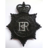 Bedfordshire Police Constabulary Night Duty Helmet Plate - British Police Insignia